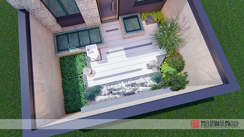 郑州巩义60平米庭院设计案例
